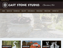 Tablet Screenshot of caststonestudio.com